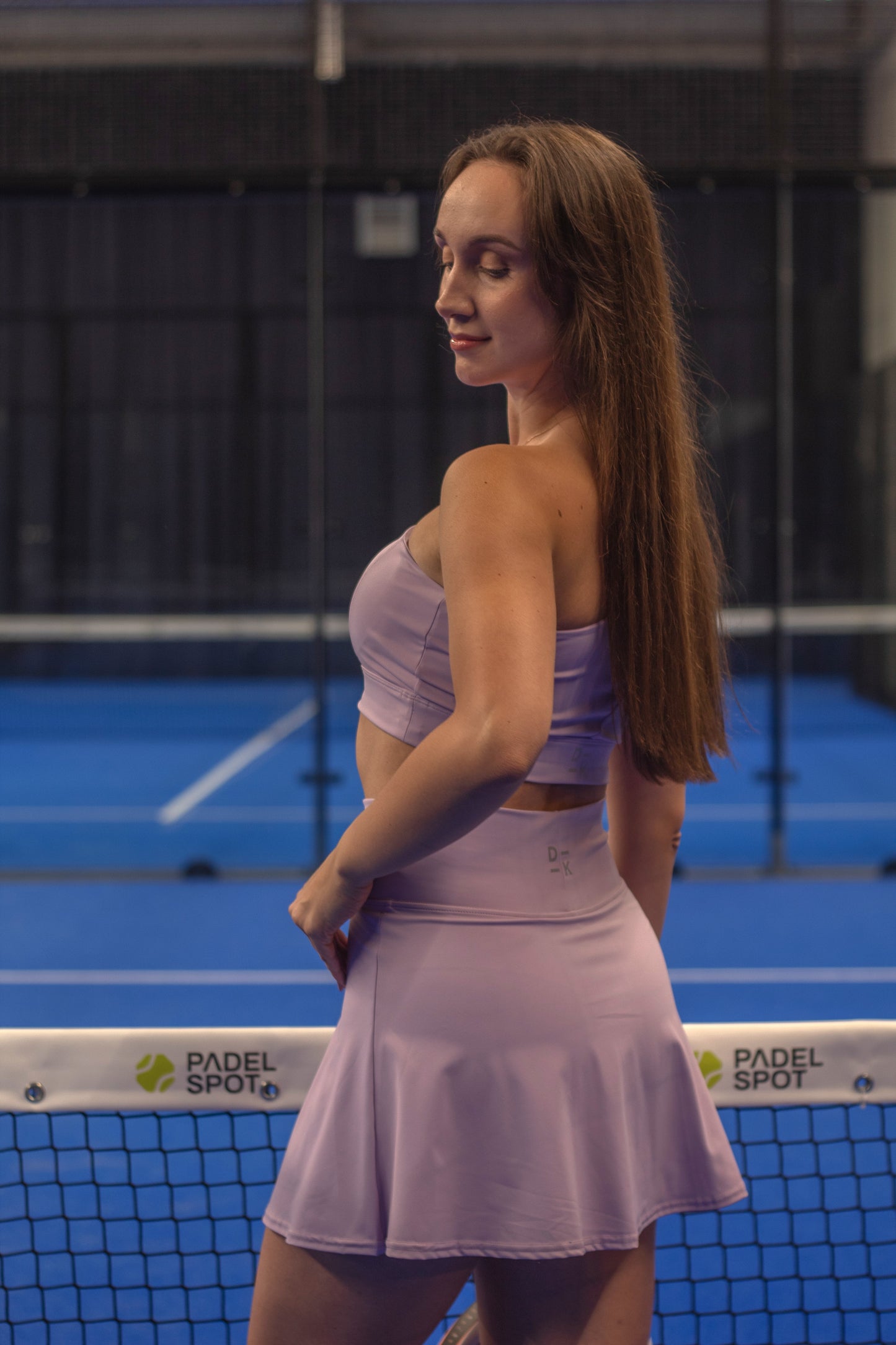 Purple Soft Material Skirt and Top Padel set - dkapranga