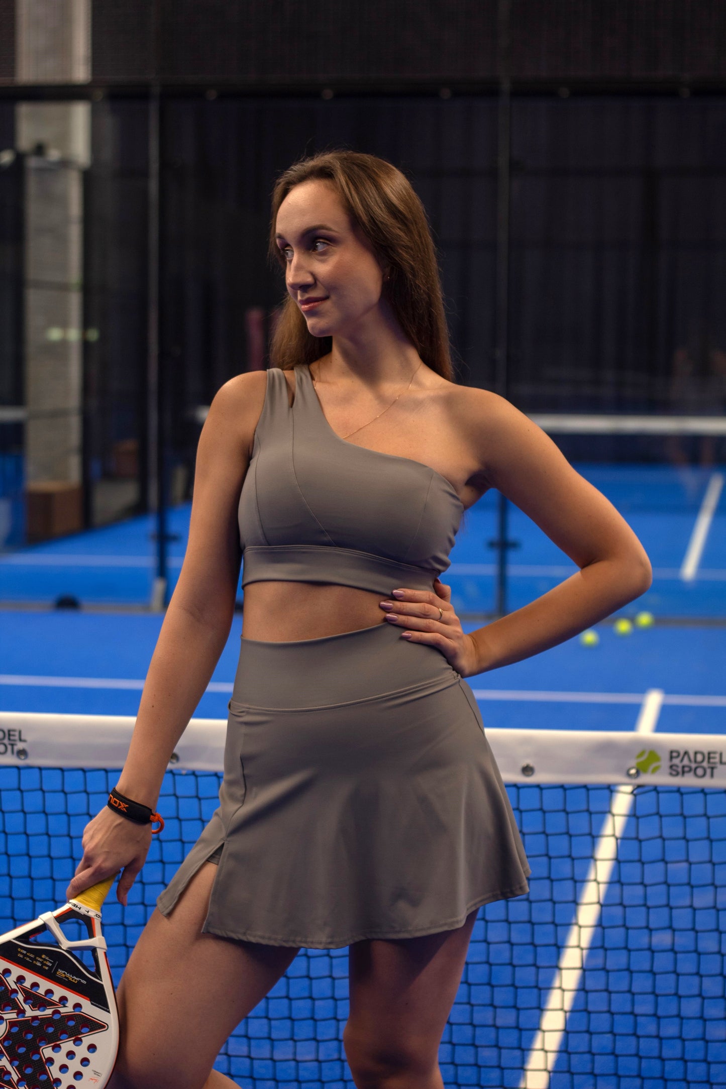 Dark Blue Soft Material Skirt and Top Padel set - dkapranga